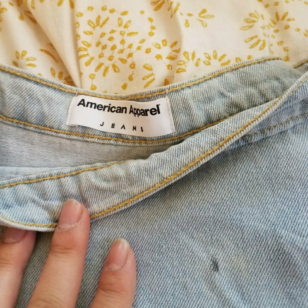 AA denim circle skirt